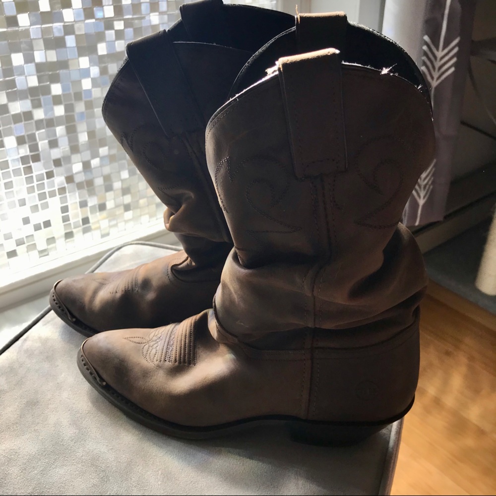 Women’s sz9.5 Double H slouchy cowgirl boots!